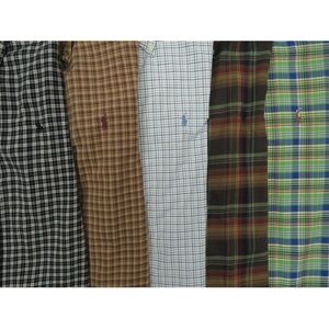 Lot Of 5 Ralph Lauren Long Sleeve Button Front Shirts Mens S 4 NWOT